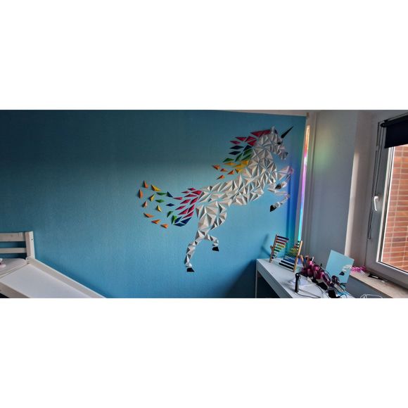 DGEmily Unicorn Wall Art | Large-Scale Wall Decor | Custom Sizes!! - Picture 4 of 12